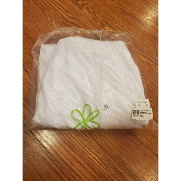 Off The Grid Dj John Summit Shorts Men's Sz Large White Green 34x7 What a Life - Picture 11 of 11